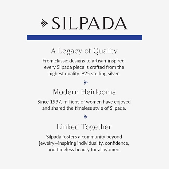 Silpada Womens Sterling Silver Round Beaded Bracelet