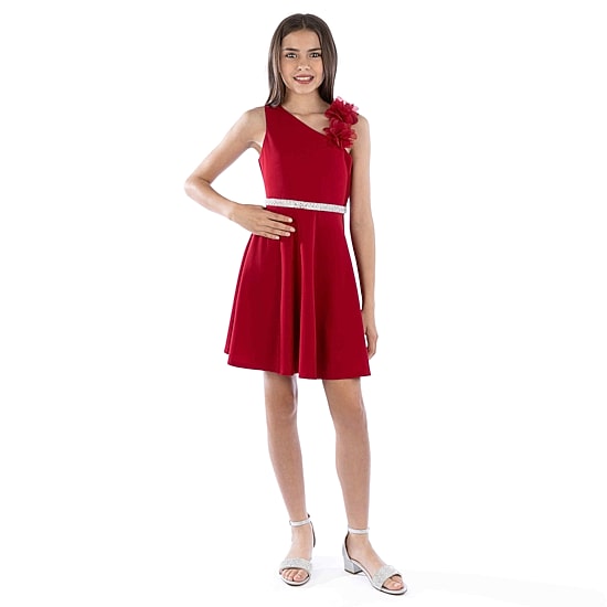 Speechless Big Kid Girls Embellished Sleeveless Party Dress