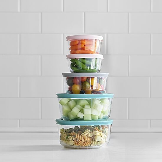 Pyrex Simply Store 10-pc. Glass Storage Set