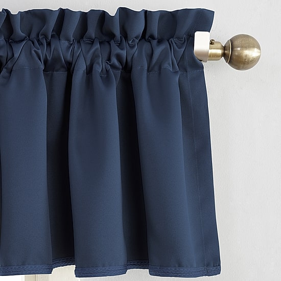 Sun Zero Emory Rod Pocket Tailored Valance