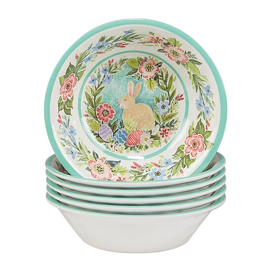 Certified International Joy Of Easter 6-pc. Melamine Cereal Bowl