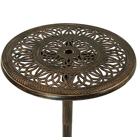 Round Bar Height Iron Table