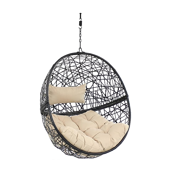 Jackson Outdoor Hanging Wicker Egg Chair