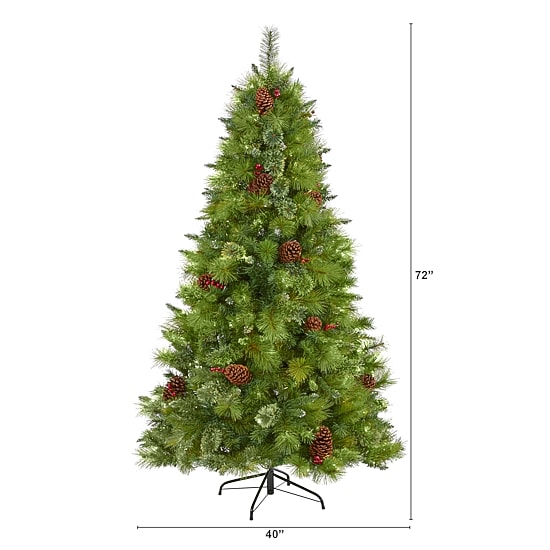 Nearly Natural Montana Mixed Faux Pine Christmas Tree
