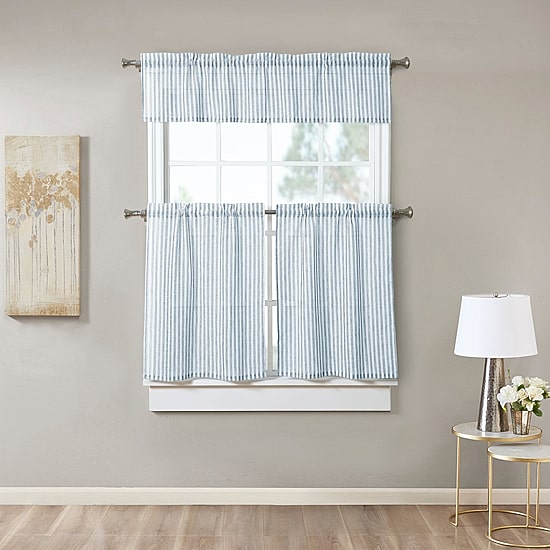 Stratford Park Greta 3-pc. Rod Pocket Window Tier