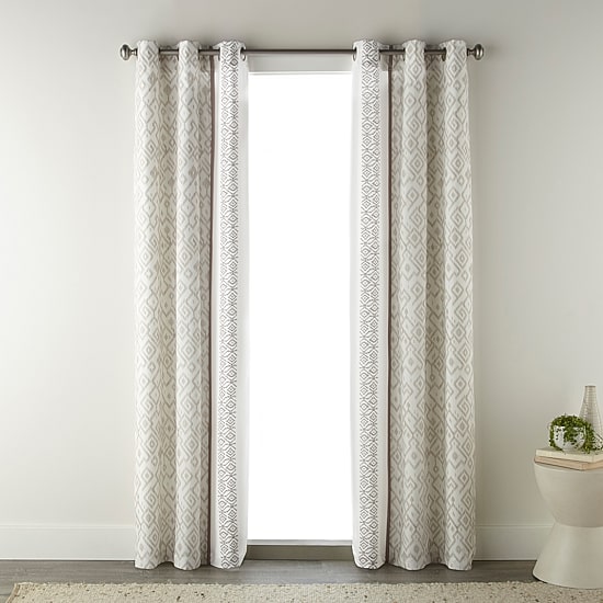 Stratford Park Anis Grommet Top Light-Filtering Set of 2 Curtain Panel