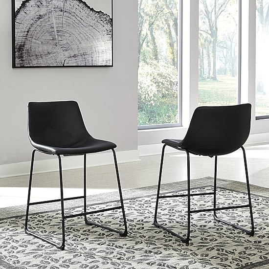 Signature Design by Ashley® Collins 2-pc. Counter Height Upholstered Bar Stool
