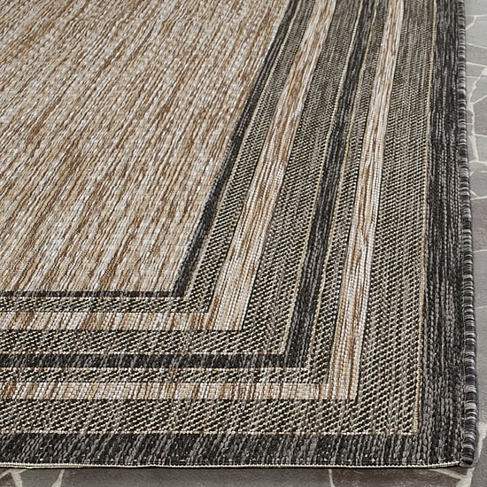 Safavieh Courtyard Collection Wanda Stripe Indoor/Outdoor Area Rug
