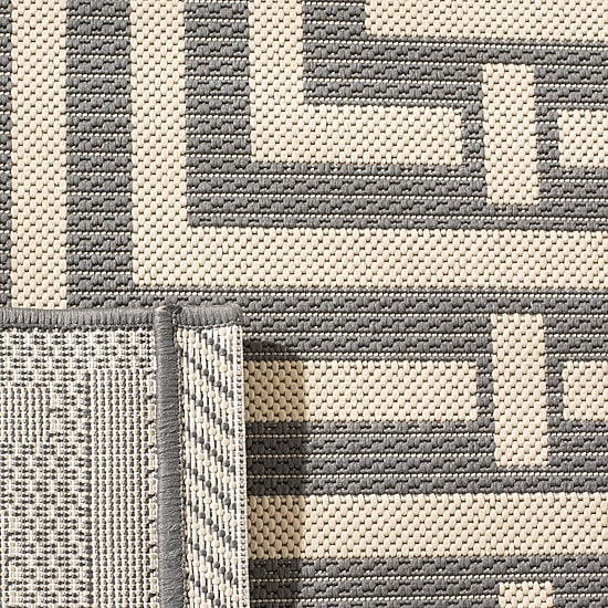 Safavieh Courtyard Collection Varvara Geometric Indoor/Outdoor Square Area Rug