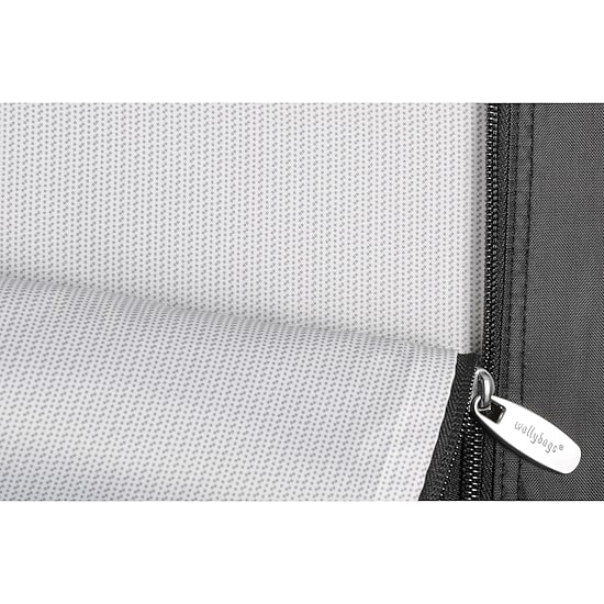WallyBags 45" Premium Extra Wide Garment Bag With Shoulder Strap And Two Large Pockets