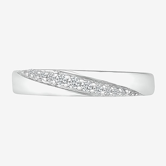 5.20mm Unisex Adult 1/3 CT. T.W. Natural White Diamond 10K Gold Round Side Stone Wedding Ring Set