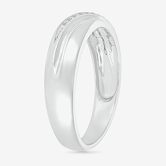 4.65mm Unisex Adult 1/4 CT. T.W. Natural White Diamond 10K Gold Marquise Side Stone Wedding Ring Set