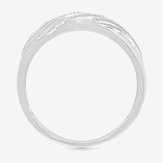 5.20mm Unisex Adult 1/3 CT. T.W. Natural White Diamond 10K Gold Marquise Halo Side Stone Ring Set