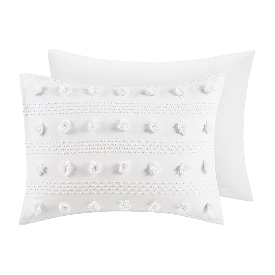 Intelligent Design Vera Clip Jacquard Duvet Cover Set With Sham