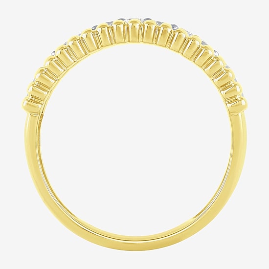 (H-I / I1) Womens 1 CT. T.W. Lab Grown White Diamond 10K Gold Band