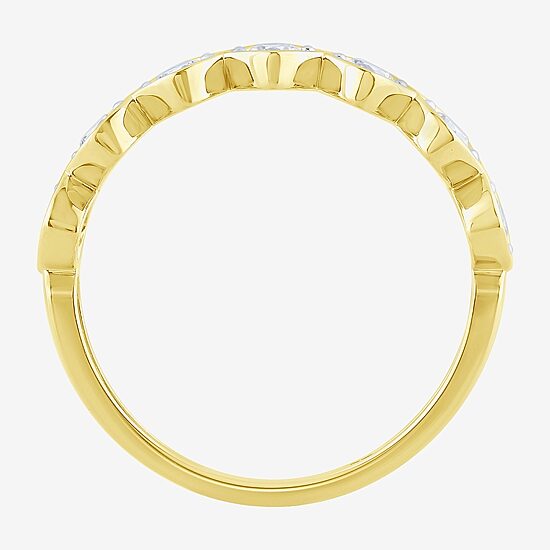 (H-I / I1) Womens 1/2 CT. T.W. Lab Grown White Diamond 10K Gold Band