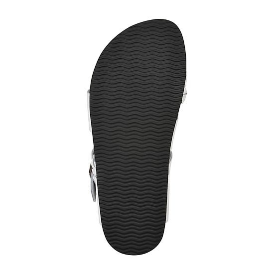 White Mountain Hazy Womens Criss Cross Strap Footbed Sandals