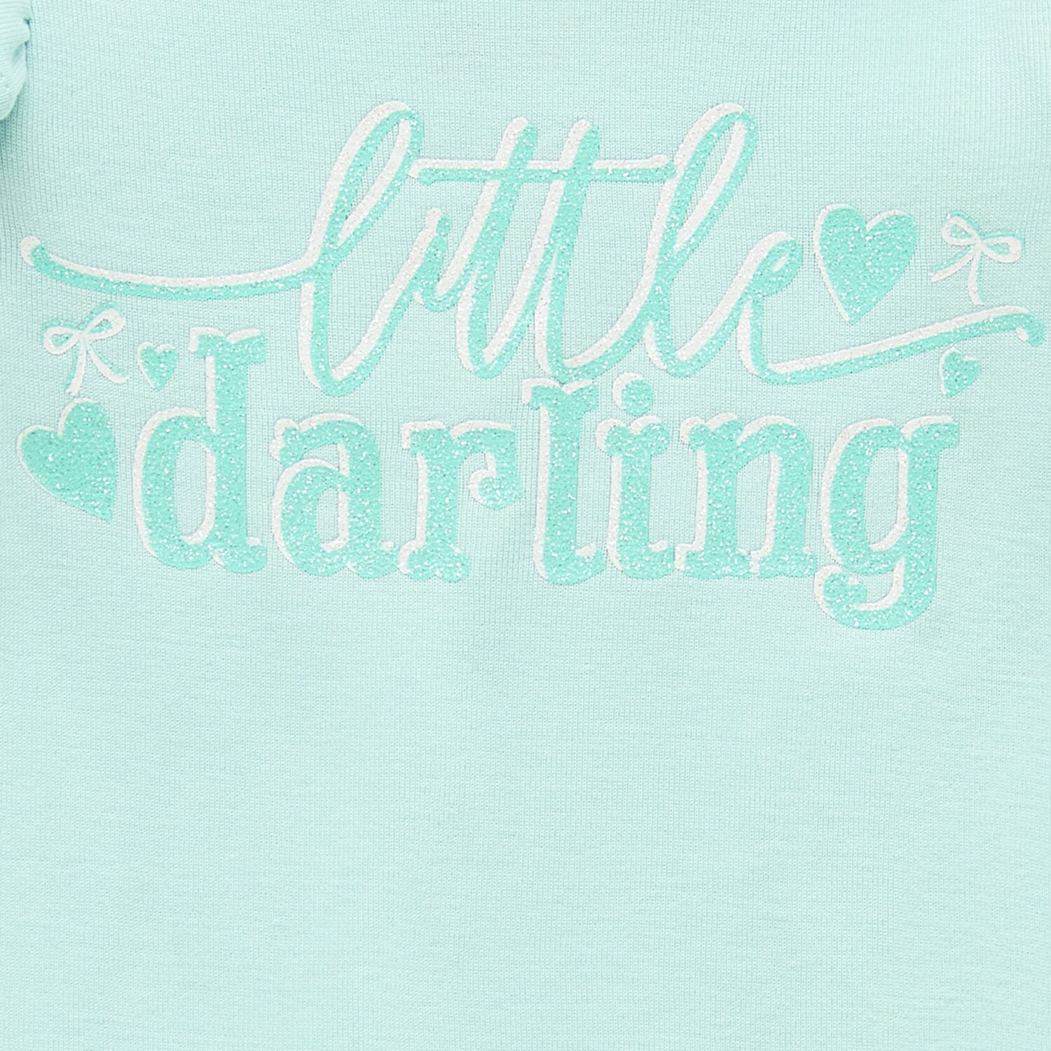 Okie Dokie Baby Girls Round Neck Short Sleeve Rib Bodysuit