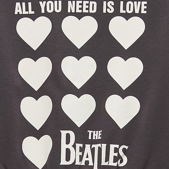 Grayson Little Little & Big Kid Boys Crew Neck Long Sleeve The Beatles Sweatshirt