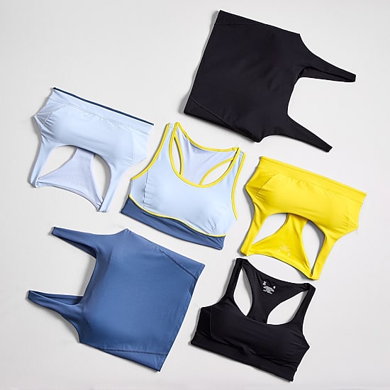 Xersion EverContour+ Womens Sports Long Line Bra