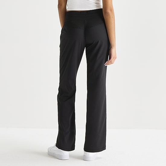 Arizona Womens Juniors Straight Mid Rise Lounge Pant