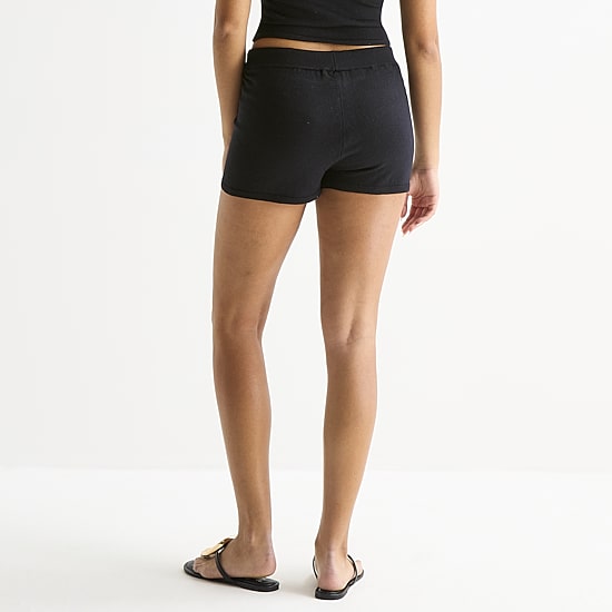 Forever 21 Womens Mid Rise Juniors Pull-On Short