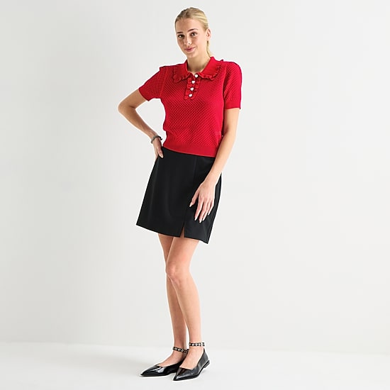 by&by Womens Juniors Mid Rise Mini A-Line Skirt
