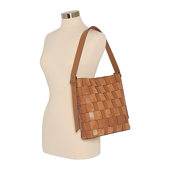 A.N.A Cynthia Woven Bucket Bag