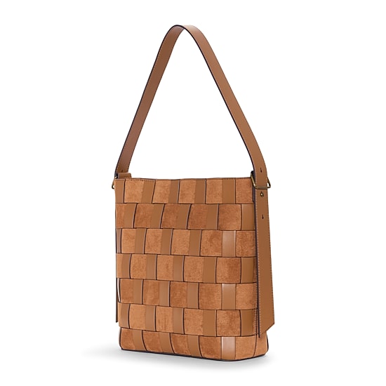 A.N.A Cynthia Woven Bucket Bag