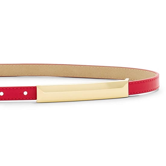 Liz Claiborne Elongated Plaque Womens Belt