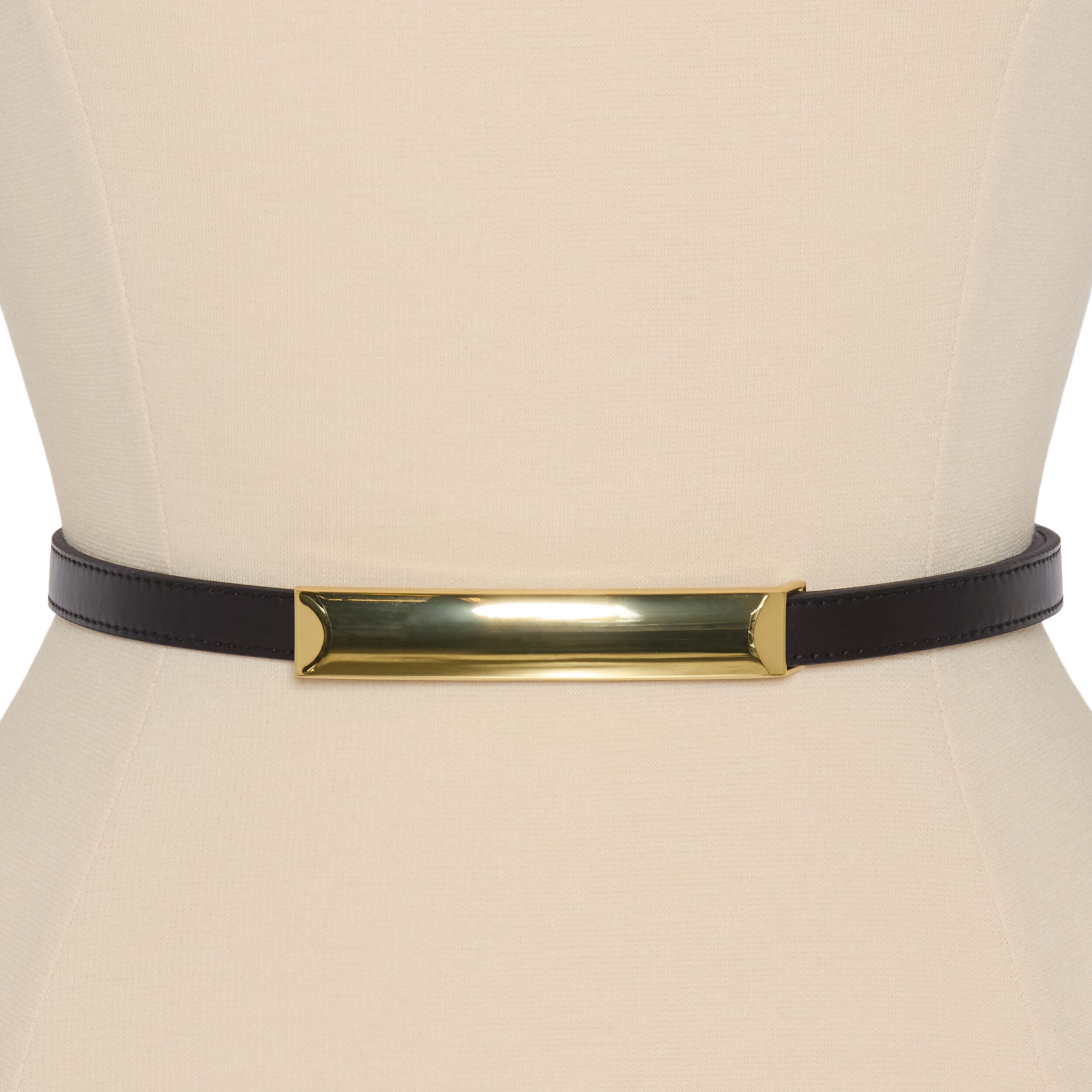 Liz Claiborne Elongated Plaque Womens Belt