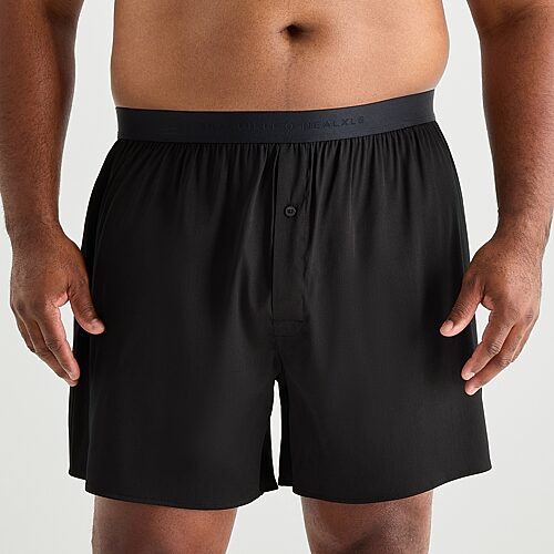 Shaquille O'Neal XLG Mens Big and Tall Boxers 362522, 6x-large, Black