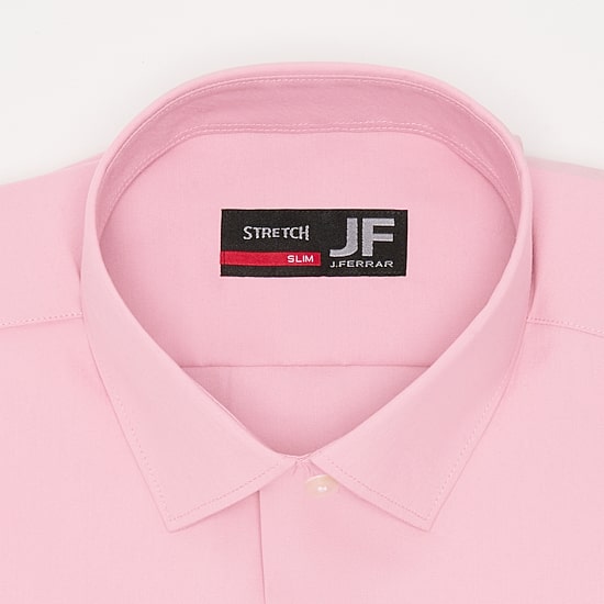 J. Ferrar Trutemp365 Chambray Mens Slim Fit Wrinkle Free Long Sleeve Dress Shirt