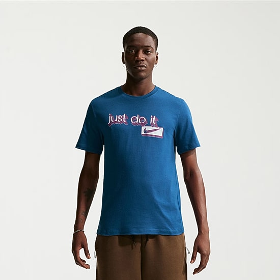 Nike Just Do It Mens Crew Neck Short Sleeve T-Shirt