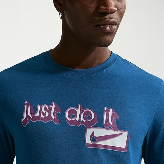 Nike Just Do It Mens Crew Neck Short Sleeve T-Shirt