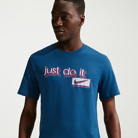 Nike Just Do It Mens Crew Neck Short Sleeve T-Shirt
