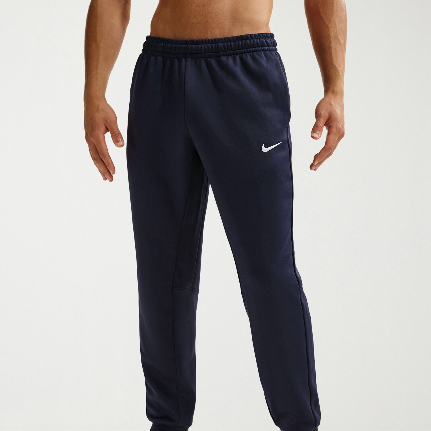 Nike Mens Cuffed Mid Rise Regular Fit Fleece Active Jogger Pant
