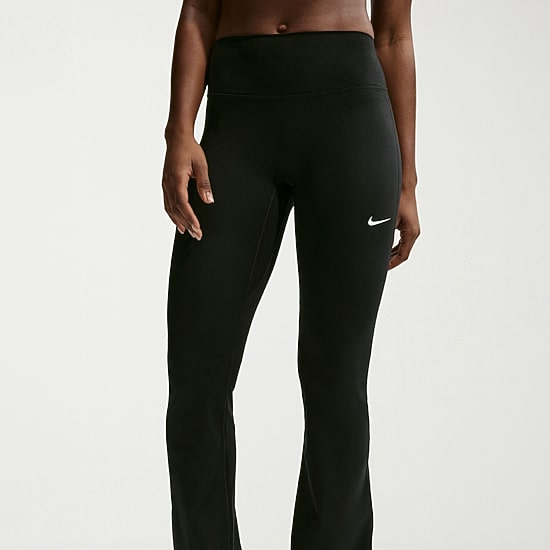 Nike One Womens High Rise Active Flare Full Length Leggings