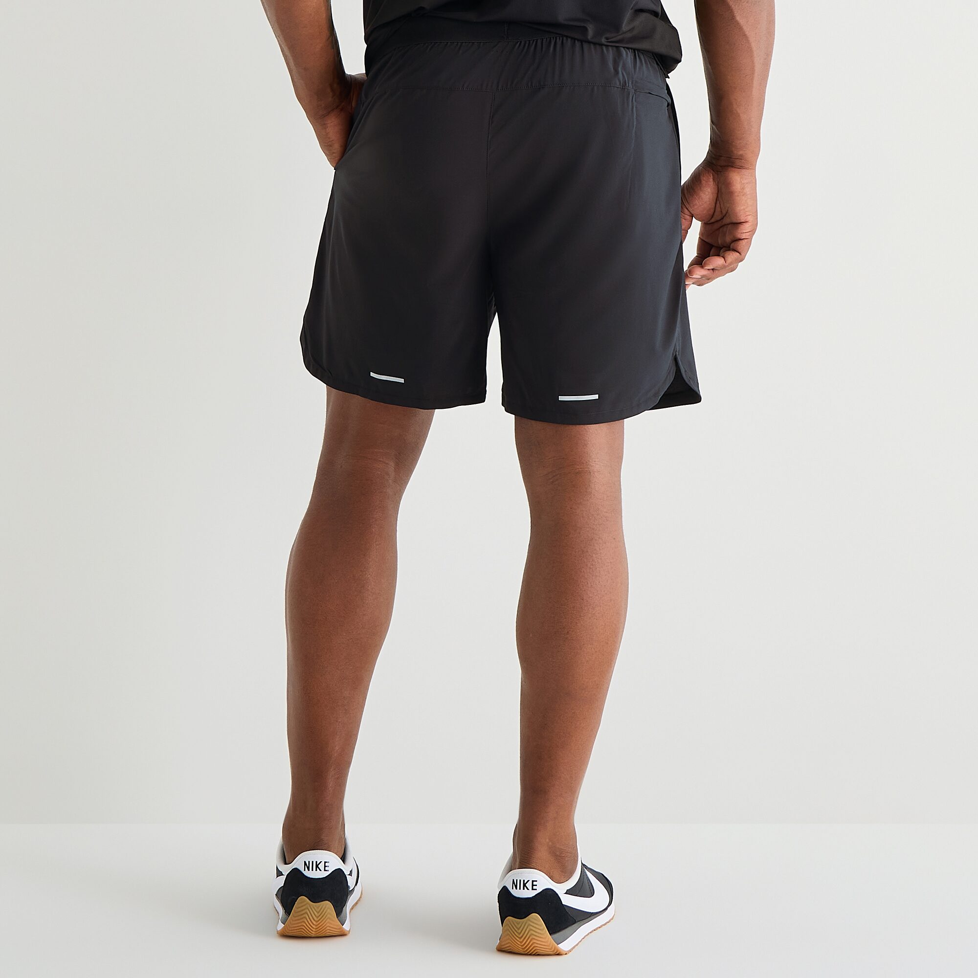 Xersion 2-In-1 Liner Mens 8" Mid Rise Big and Tall Quick Dry Workout Shorts