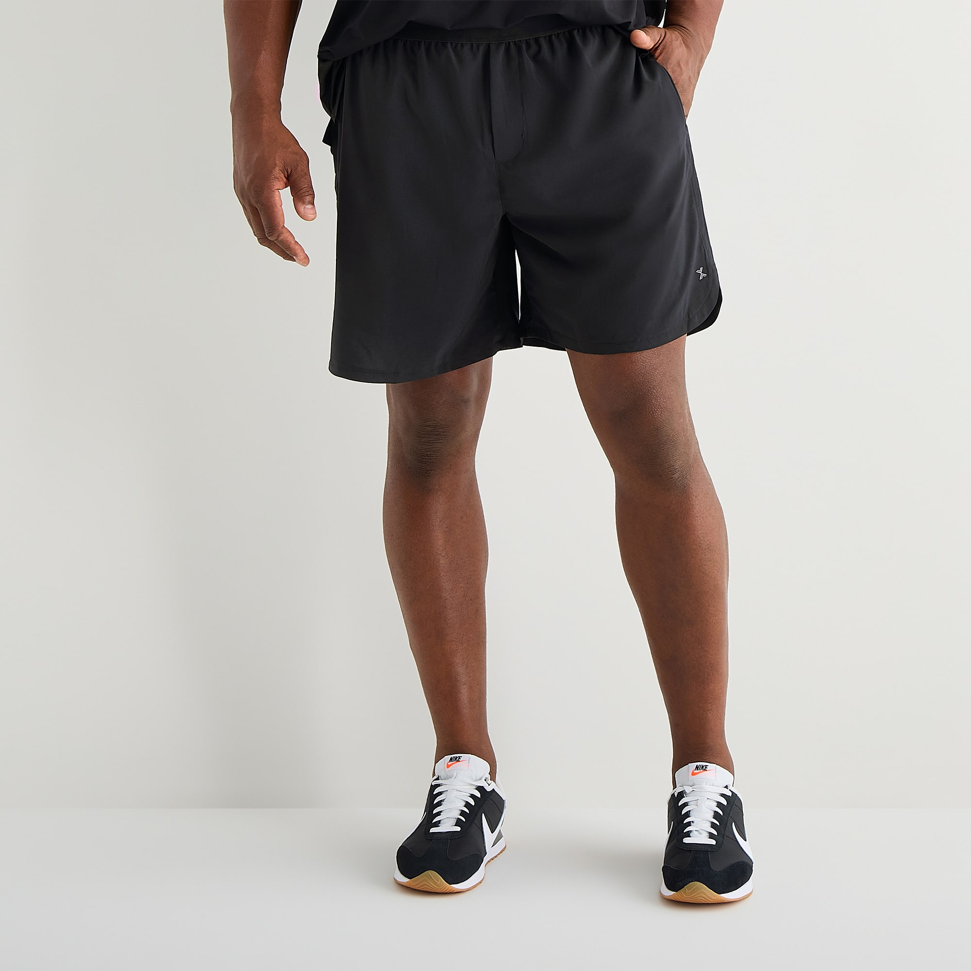Xersion 2-In-1 Liner Mens 8" Mid Rise Big and Tall Quick Dry Workout Shorts