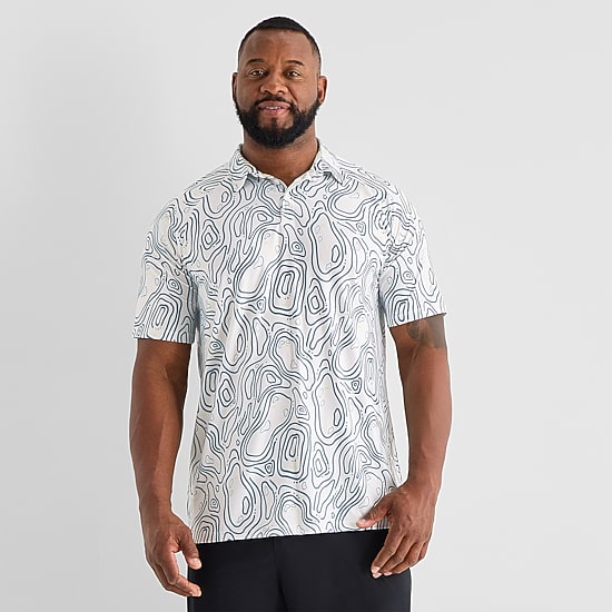 Xersion Big and Tall Mens Short Sleeve Polo Shirt