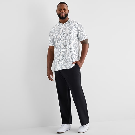 Xersion Big and Tall Mens Short Sleeve Polo Shirt
