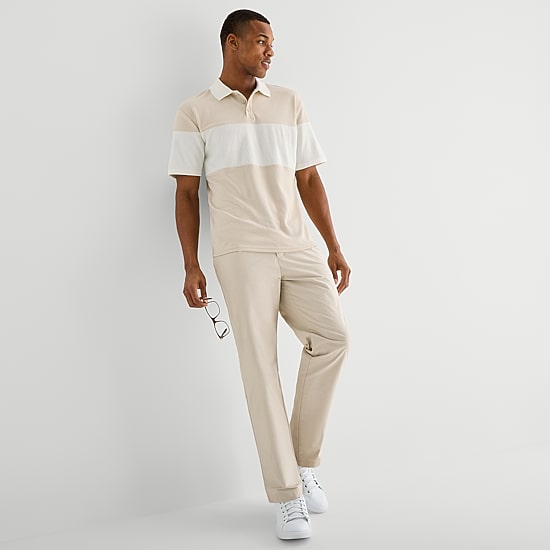 Stylus Mens Regular Fit Short Sleeve Polo Shirt