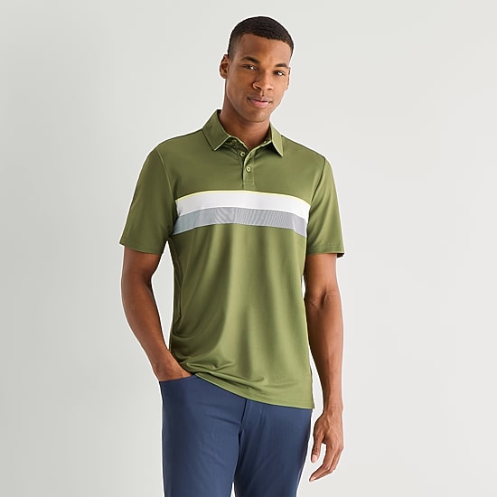 Stylus Mens Regular Fit Short Sleeve Polo Shirt