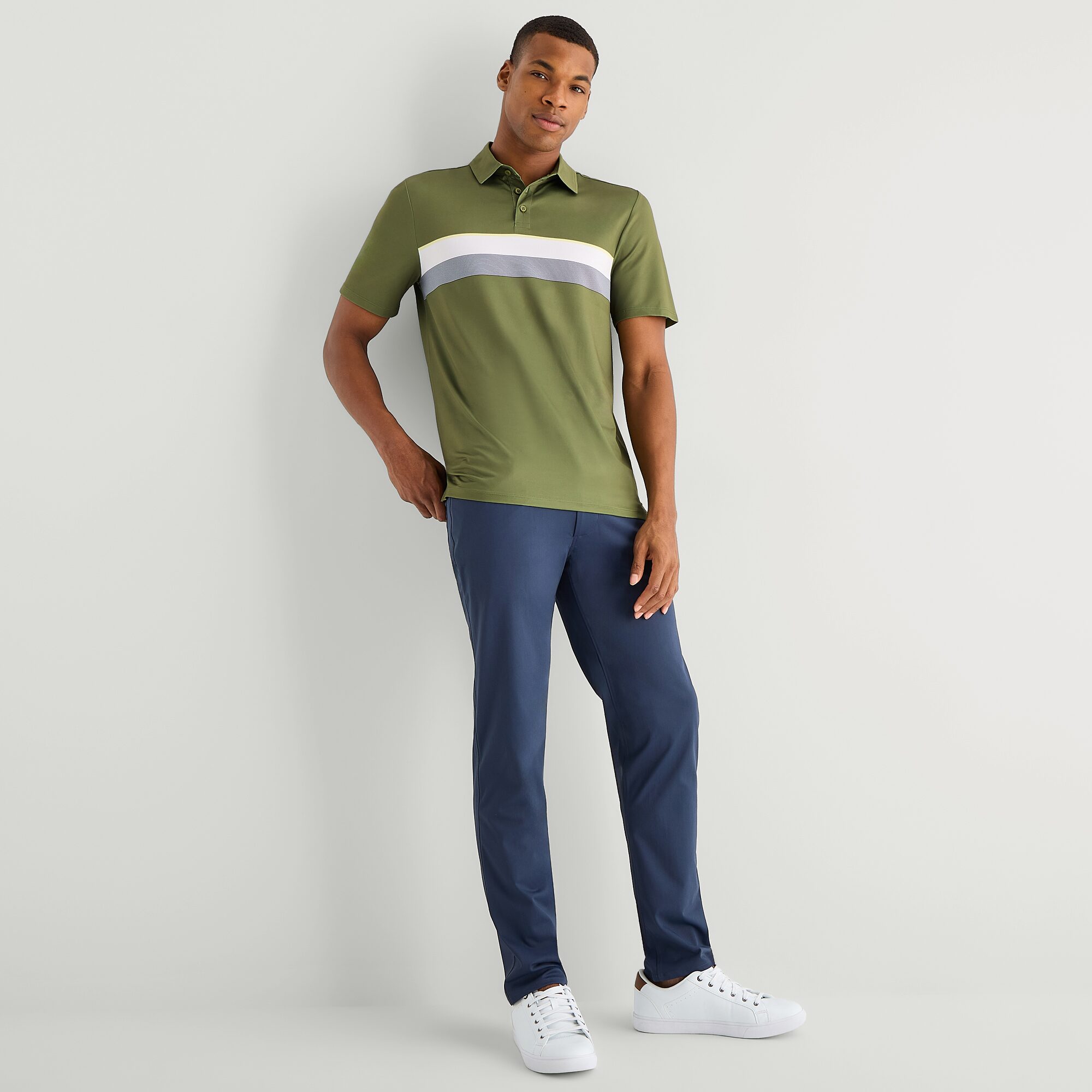 Stylus Mens Regular Fit Short Sleeve Polo Shirt
