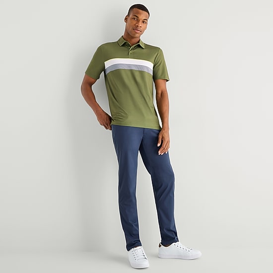 Stylus Mens Regular Fit Short Sleeve Polo Shirt