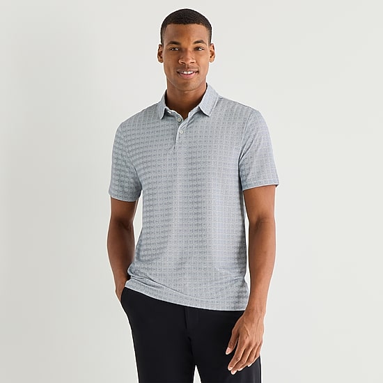 Stylus Mens Regular Fit Short Sleeve Polo Shirt