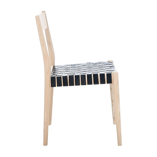 Eluned Dining Chair with Basket Woven Seat - Set of 2