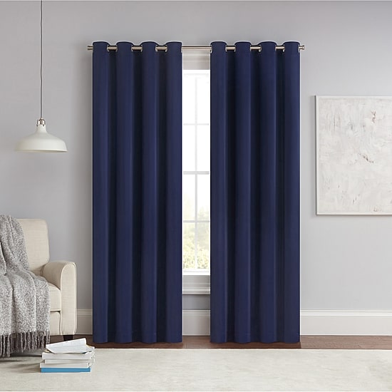 Eclipse Thermapanel Grommet Top Light-Filtering Single Curtain Panel