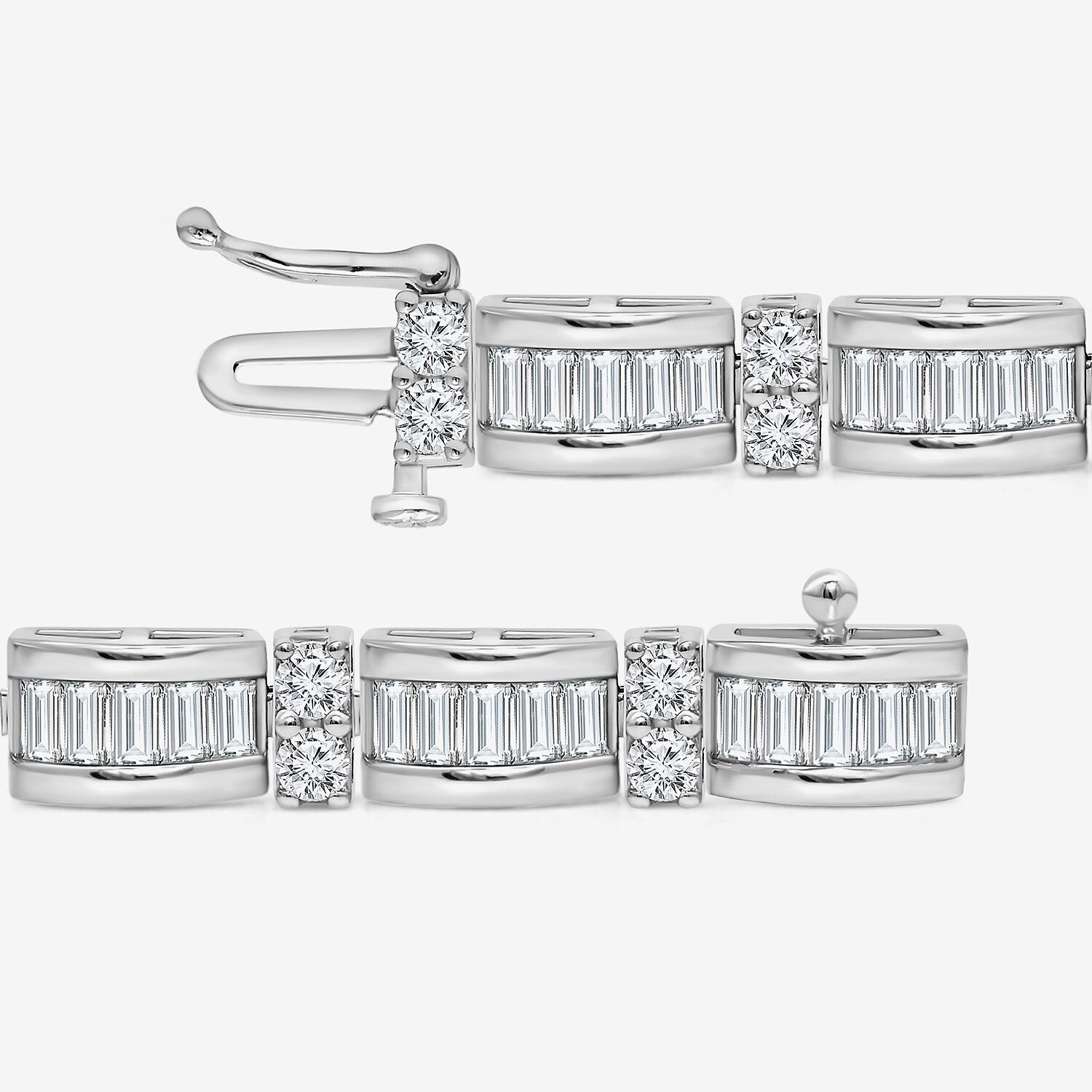 (I / I1) Womens 10K Gold 7.25 Inch or 8 Inch Link Bracelet